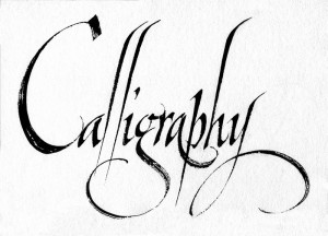 calligraphy